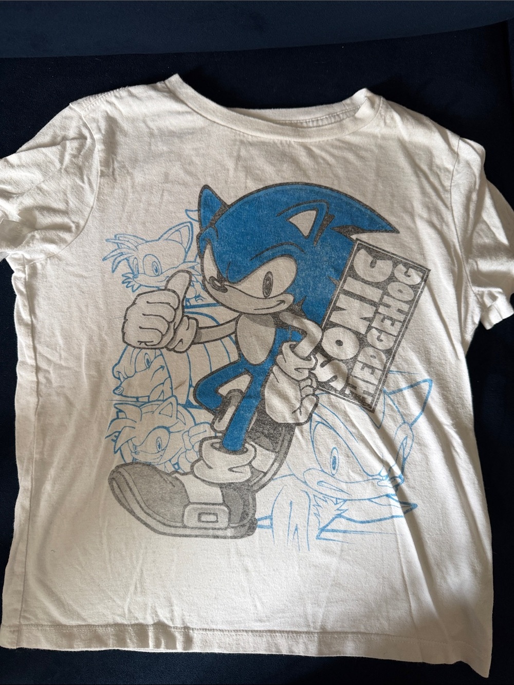 Sonic the Hedgehog Short Sleeve Tee - White & Blue